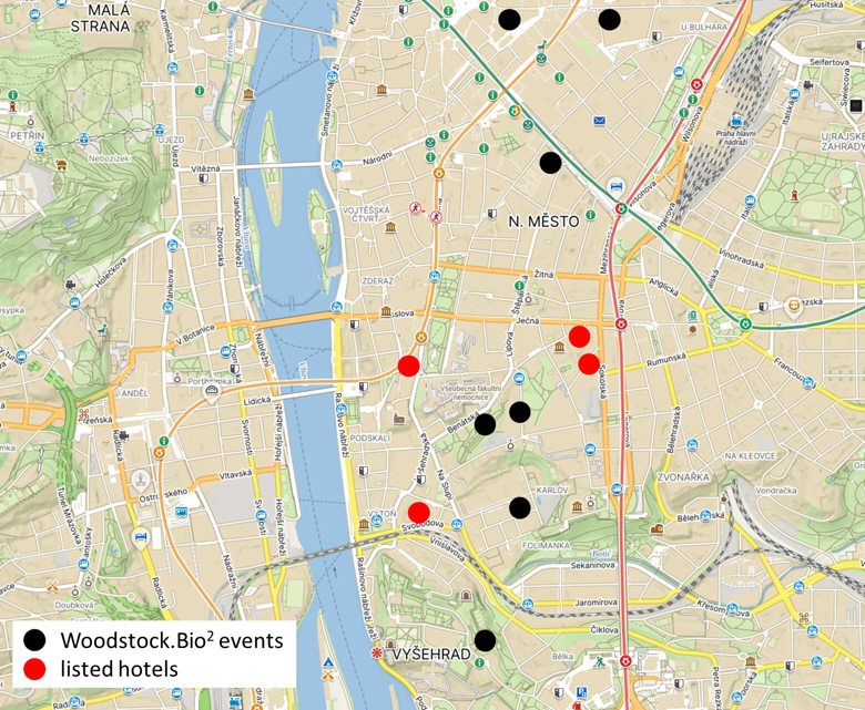 Woodstock of Biology 2025 map